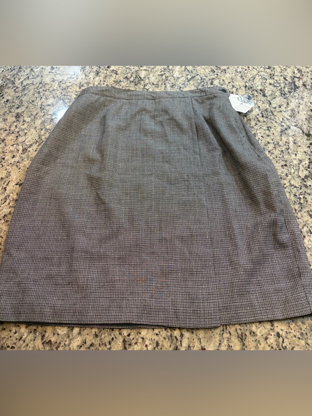 Vintage Worthington Checkered Knee Length Skirt